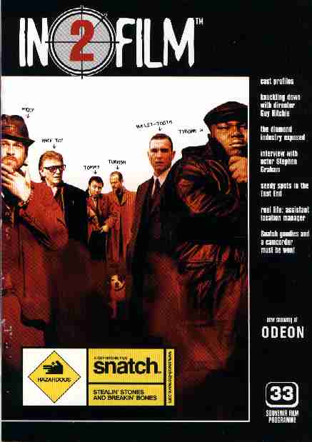 INSIDE FILM magazine side cover Issue 33  2000